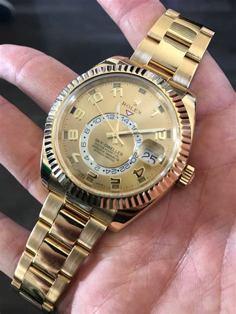 rolex sky-dweller stahl gold|rolex sky dweller gold 2021.